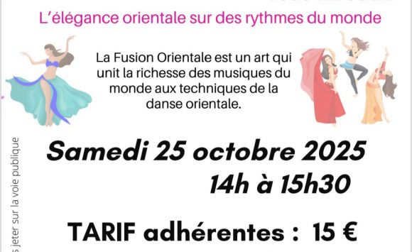Fusion Orientale au Cercle Laïque : Un Stage Incontournable …