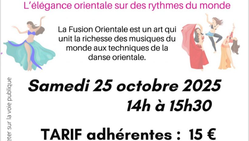 Fusion Orientale au Cercle Laïque : Un Stage Incontournable …