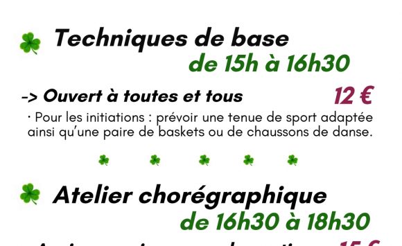 Stage de Danse Irlandaise …